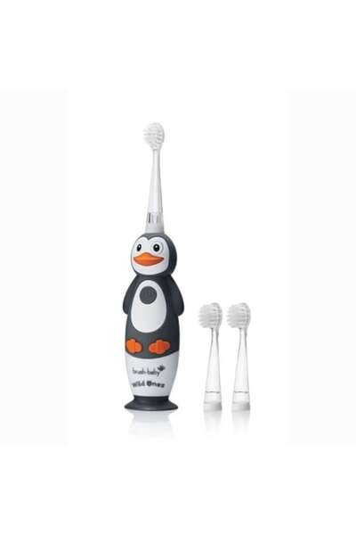 Brush-Baby Periuță de dinți electrică reîncărcabilă Wild Ones, Pinguin