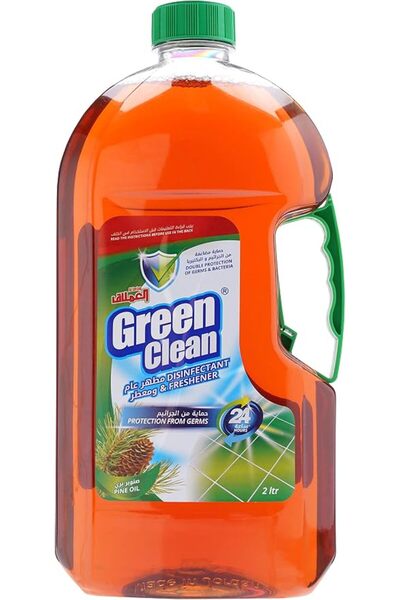 Green Clean مطهر ومعطر متعدد الأغراض - برائحة زيت الصنوبر - منظف للأسطح وملطف...