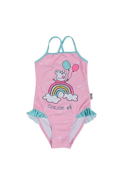 Peppa Pig Παιδικό Ολόσωμο Μαγιό Ουράνιο Τόξο Νο2 (PP08070-1)