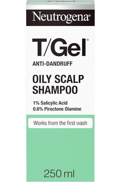 Neutrogena T/Gel Anti-Dandruff Shampoo for Oily Scalp, Fresh Jasmine, 250 ml ...