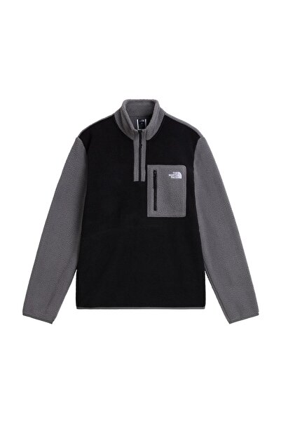 THE NORTH FACE M Yumiori 1/4 Zip Men's Sweatshirt Nf0A883Swoo1 Black-Xl