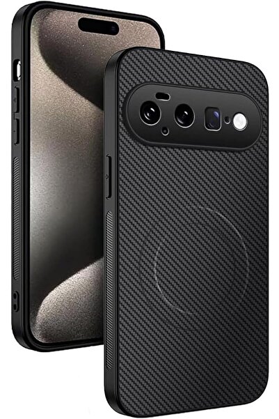 GENERAL Carbon Fiber Magnetic Case for Google Pixel 11 Case,Compatible with M...