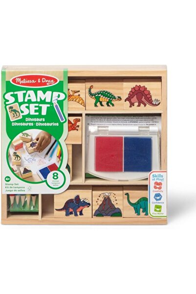Melissa & Doug مجموعة طوابع ماك آر إس ديناصور