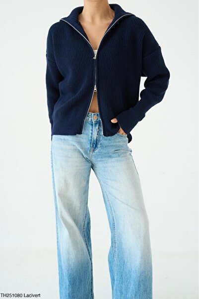 CADDELAMODA Women's Thessaloniki Collar Cardigan