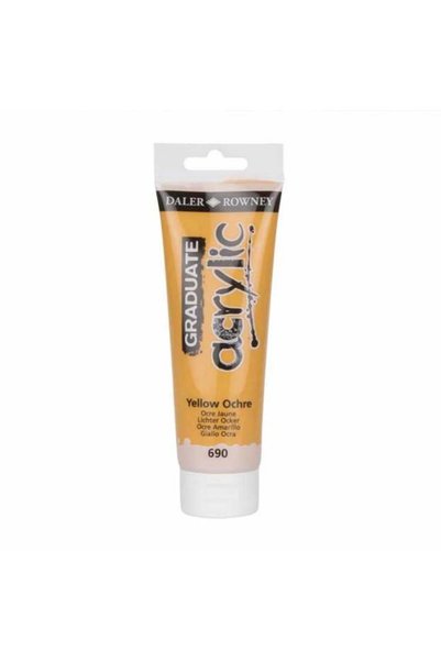 Daler Rowney Ακρυλικό Χρώμα 120ml Κίτρινη Οχρα (123120690)