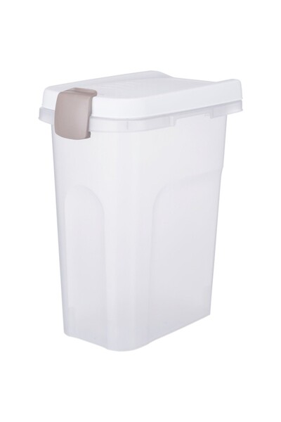 Trixie Recipient pentru alimente uscate, Transparent/Alb, Plastic, Dimensiune...