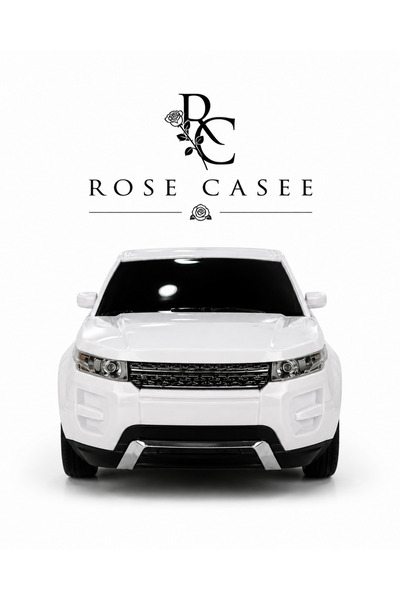Rose Casee Range Rover / SUV Tasarımlı Kablosuz Bluetooth Hoparlör - Lüks Araç Görünümlü Müzik Kutusu (Beyaz)