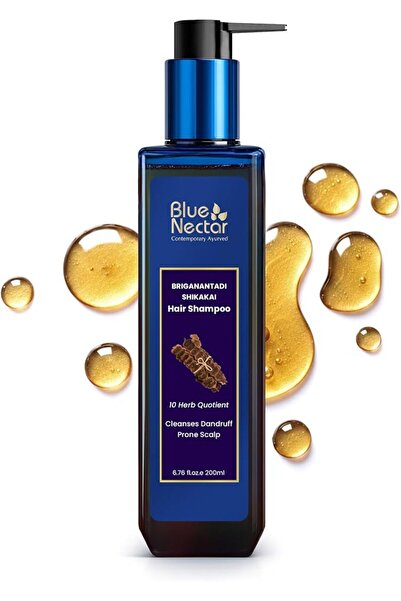 Blue Nectar شامبو مضاد للقشرة ومنظف لفروة الرأس الصحية مع البرنجراج والشيكاكا...