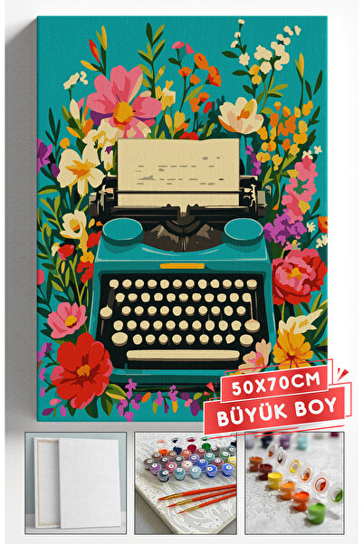 Akihabara Sayılarla Boyama Hobi Seti Çerçeveli Numaralı Tuval Fırça Boya Dahi...