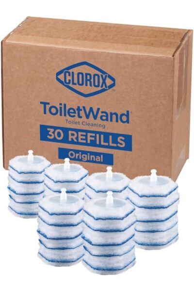 CLOROXY Clorox ToiletWand Disinfecting Refills, Disposable Wand Heads, 30 Cou...