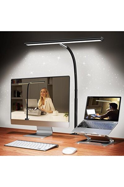 Generic مصباح مكتب LED - مصباح بمشبك قابل للتعديل بقوة 10 واط يعمل بمنفذ USB ...