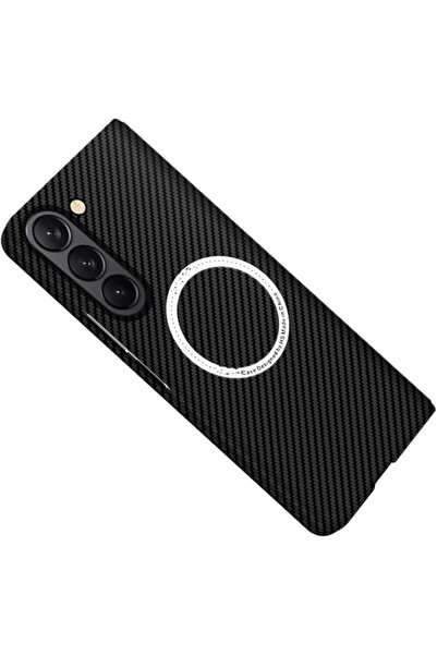 Aookay For Samsung Galaxy Z Fold 8 Ultra Case: Carbon Fiber Pattern Magnetic ...