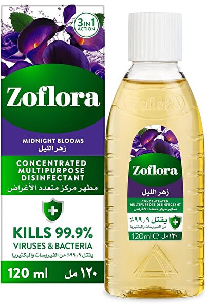 Zoflora Concentrated Disinfectant, Midnight Blooms 120ml, Floor Cleaner, Kitc...