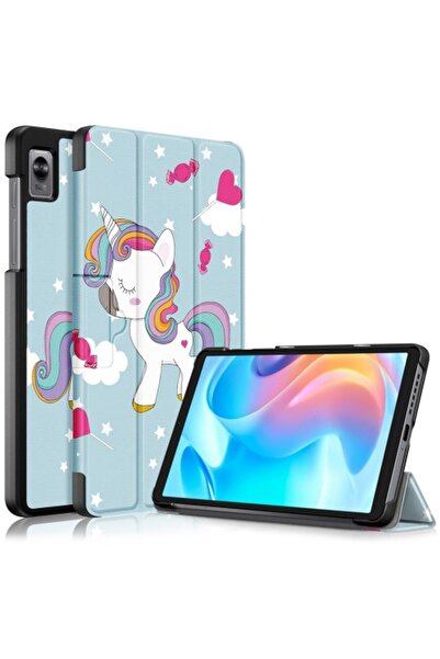 OEM Θήκη Τριπλής Αναδίπλωσης με Στήριγμα για Realme Pad Mini - Μονόκερος