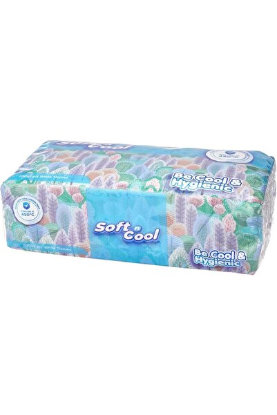 Soft N Cool عبوة مناديل ورقية 200 ورقة × طبقتين - 5 عبوات مناديل وجه فاخرة