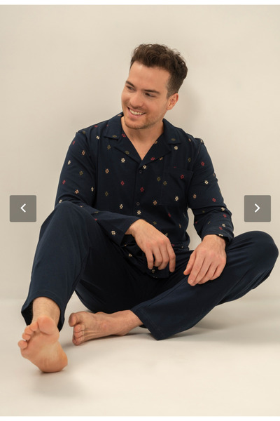 Arnetta Men'S, Long Sleeve, (Socks Included), Pajama Set (Sizes Listed Separa...