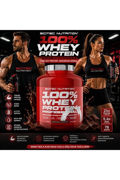 Scitec Nutrition Scitec Whey Professional Whey Protein 2350 Gr - Hungary