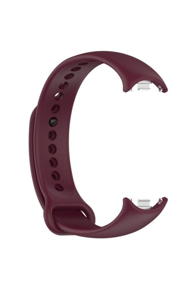 OEM Λουράκι σιλικόνης για Xiaomi Smart Band 8 - Μπορντό