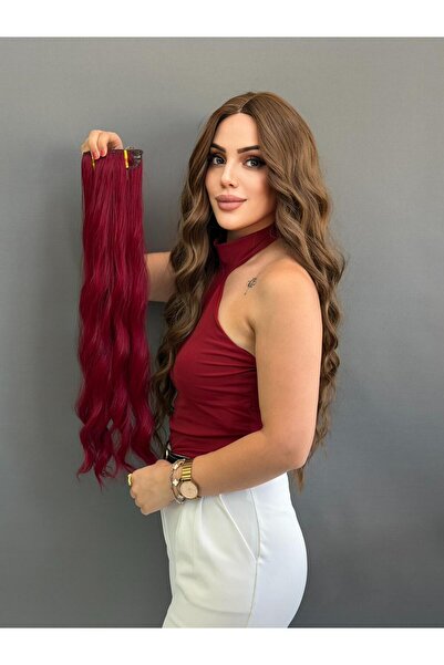 favorim peruk Kızıl maşa dalgalı yarımay+2yan