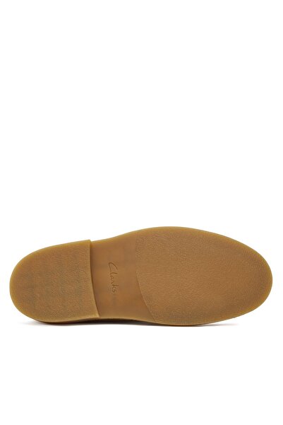CLARKS Ghete de damă Desert Bt Evo din piele întoarsă, culoare nisip închis. ...