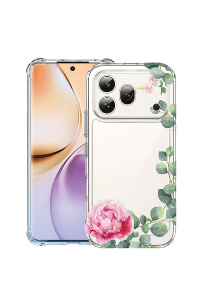 bestcase ®   Αντικραδασμική Θήκη για Honor 600 Pro, Φλοράλ - Μινιμαλιστική Κα...
