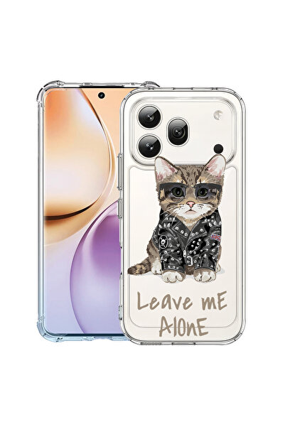 bestcase ®   Αντικραδασμική Θήκη για Honor 600 Pro, Γάτα  "Αφήστε με ήσυχο ",...