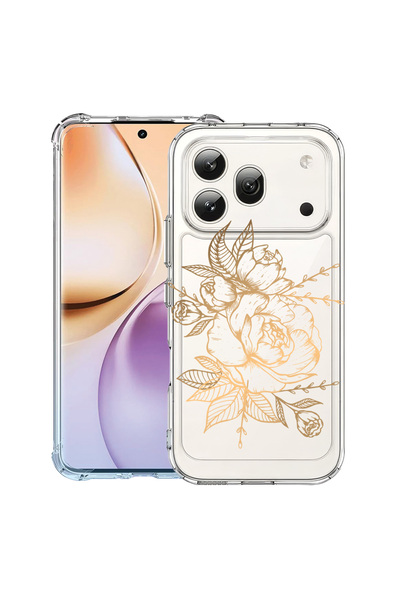 bestcase ®   Αντικραδασμική Θήκη για Honor 600 Pro, Χρυσό Ροζ, 3159971 AS 989