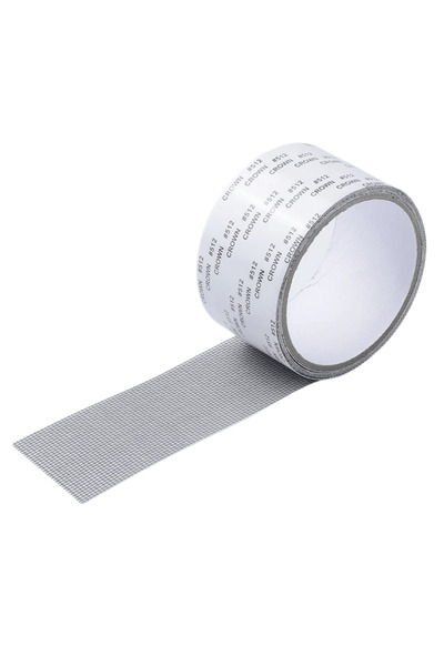 ENZ SHOP Bandă autoadezivă reparare plasă țânțari, fibră de sticlă, gri, 5 x ...