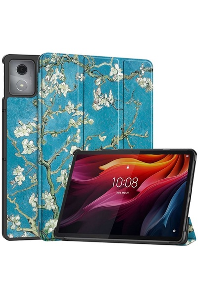 OEM Θήκη Τριπλής Αναδίπλωσης με Στήριγμα για Lenovo Tab K11 Plus - Ανθισμένα ...