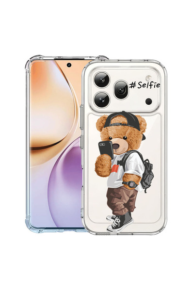 bestcase ®   Αντικραδασμική Θήκη για Honor 600 Pro, Αρκουδάκι Selfie, 3159971...