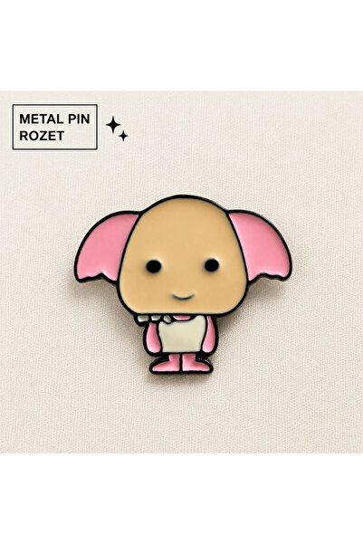 DREAMIOGIFTANDBOX Dobby Metal Pin Rozet Harry Potter Ev Cini Figürlü Sevimli ...