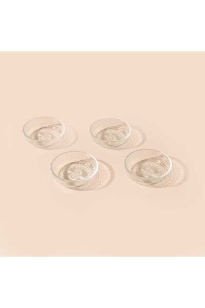 Sigma Home Ostello 4'lü Kahvaltılık Kase - Şeffaf - 10 cm
