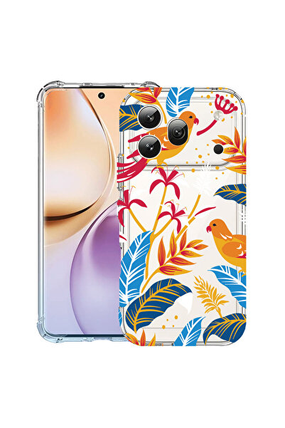 bestcase ®   Αντικραδασμική Θήκη για Honor 600 Pro, Έγχρωμα Πουλιά, 3159971 A...