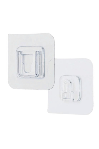 ENZ SHOP Set 5 dispozitive autoadezive transparente pentru agățare fără găuri...