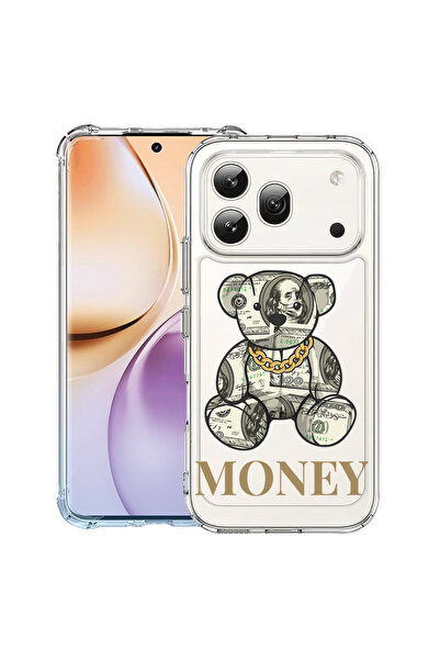 bestcase Έξυπνος ®   Αντικραδασμική Θήκη για Honor 600 Pro, Αρκουδάκι Χρήματα...