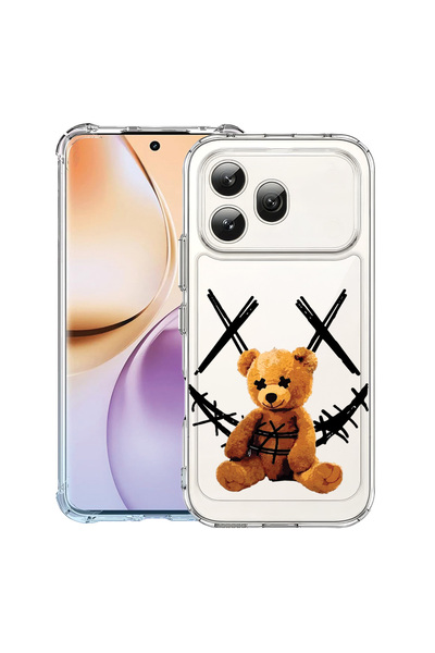 bestcase ®   Αντικραδασμική Θήκη για Honor 600, Χαμόγελο Αρκουδάκι, 3159975 A...
