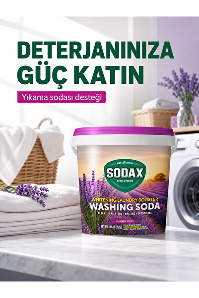 Sodax Çamaşır Sodası Lavanta 750 gr
