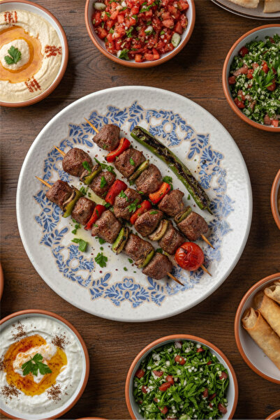 rinart طبق تقديم طوليدو 24 سم رقمي فاليريا-أ