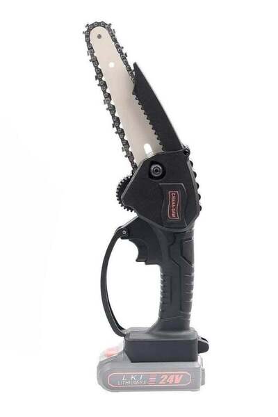 PopZa ZW-1594 24V Mini Electric Chainsaw – Cordless, Portable & Powerful Tree...