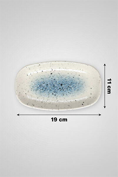 rinart Valencia Oval Kayık Tabak 19cm Digital Splash