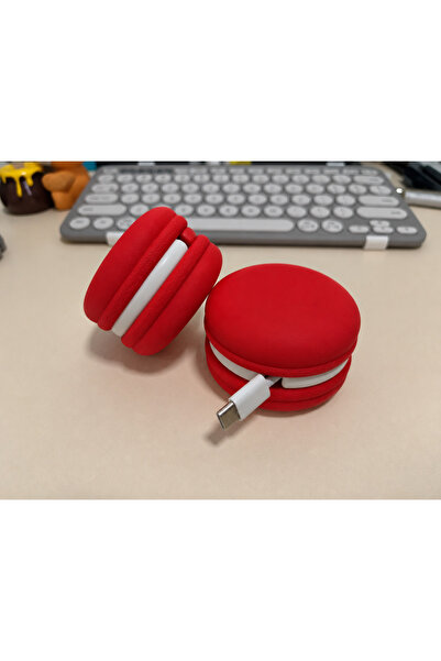 Genel Markalar Macaron Kablo Organizer 1 Adet – Şarj ve Data Kablosu Saklama ...
