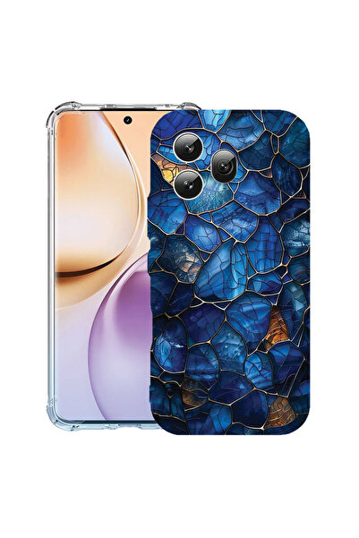 bestcase ®   Husă antișoc pentru Honor 600, Floral - Hortensie tip vitraliu, ...