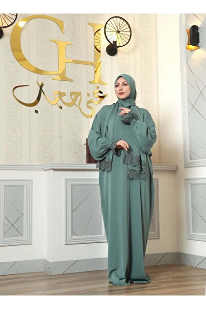 ghina hijab شرشف صلاة غنى حجاب فرسان -فستقي