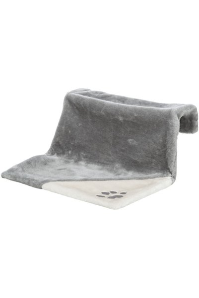 Trixie Șezlong de pluș pentru radiator, 45 x 24 x 31 cm, Gri/Gri deschis