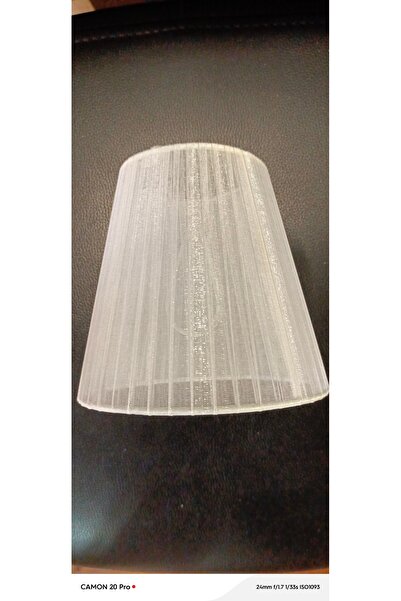 ADA AVİZE Abajur Şapkası Küçük Beyaz renk(boy13cm-üstçap8,5cm-altçapı14cm)