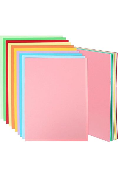 GENERAL A4 Coloured Cardstock, 100 Sheets, 10 Bright Colors 180 GSM, Double S...