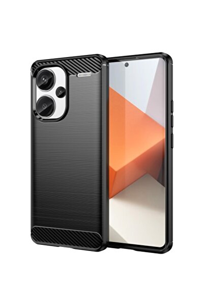 OEM Θήκη Σιλικόνης από Ανθρακονήματα για Xiaomi Redmi Note 13 Pro+ 5G - Κόκκινο