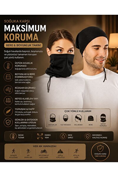 Rosse Thermal Neck Warmer Beanie