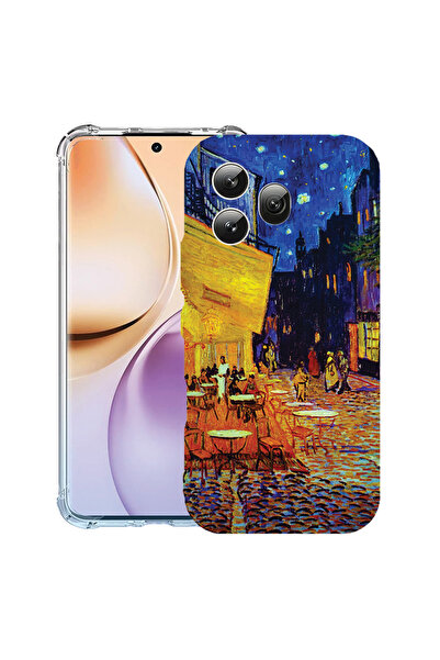 bestcase ®   Αντικραδασμική Θήκη για Honor 600, Βαν Γκογκ Καφέ Ταρτέρα τη νύχ...
