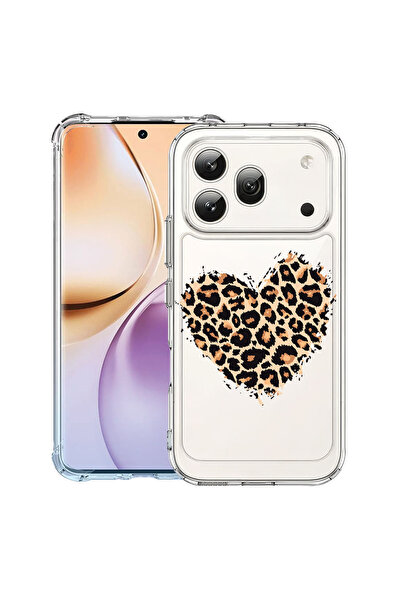 bestcase ®   Αντικραδασμική Θήκη για Honor 600 Pro, Καρδιά Λεοπάρδαλης, 31599...
